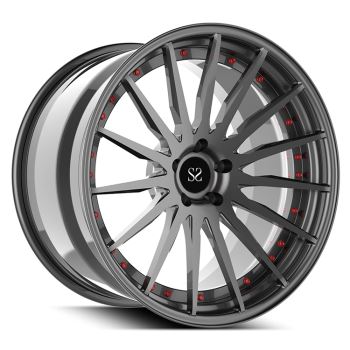 6061-T6 alumínium ötvözet speciális 2 PC-vel kovácsolt ötvözet felni 5x120 BMW 5-es sorozathoz