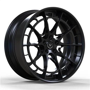 Alkalmas Nissan GTR 5x114.3 egyedi 2 PC-s kovácsolt könnyűfém felnikhez, fényes fekete lépcsőzetes 19 20 és 21 22 23 és 24 hüvelykes