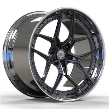 Gun Metal Festés Design 21 hüvelykes testreszabott 2-PC-s felnik kerekek Lamborhini