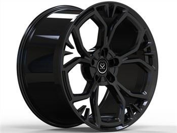 Új design 20x9 20x10 fényes fekete Cayenne 5x130 monoblokkos kovácsolt keréktárcsához