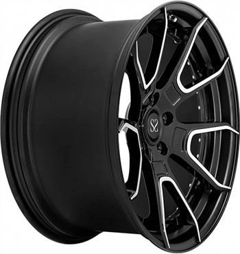 SSEH1023 egyedi 21 fényes fekete, megmunkált homlokzatú kovácsolt felnik 5x130 Porsche 911-hez
