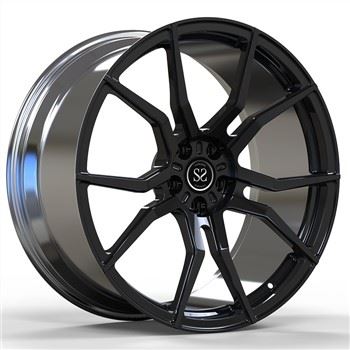 SSJK1009 22X9.5 fényes fekete alumínium könnyűfém keréktárcsák 5X120 Range Roverhez