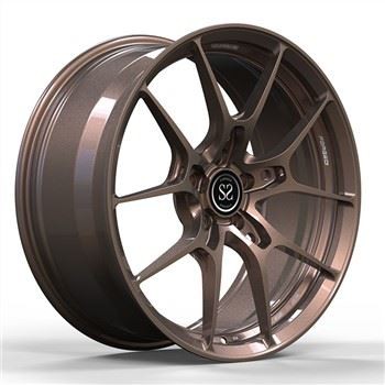 SSJK1036 Fényes bronz kovácsolt monoblokk 6061-T6 Alumíniumötvözet felnik 20x9 20x12 5x112 30/35 Illeszkedés a Lamborghini Huracanhoz