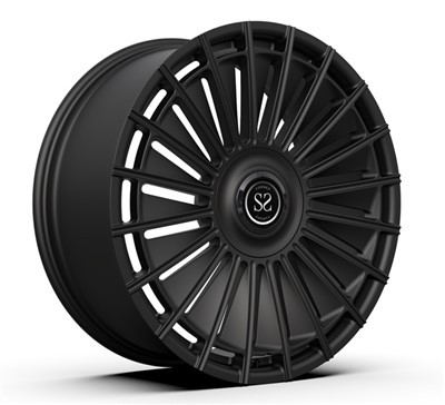 22 hüvelykes 22x9,5 monoblokkos kovácsolt felnik szatén fekete lebegő sapkák Land Rover Range Rover autó kerekek